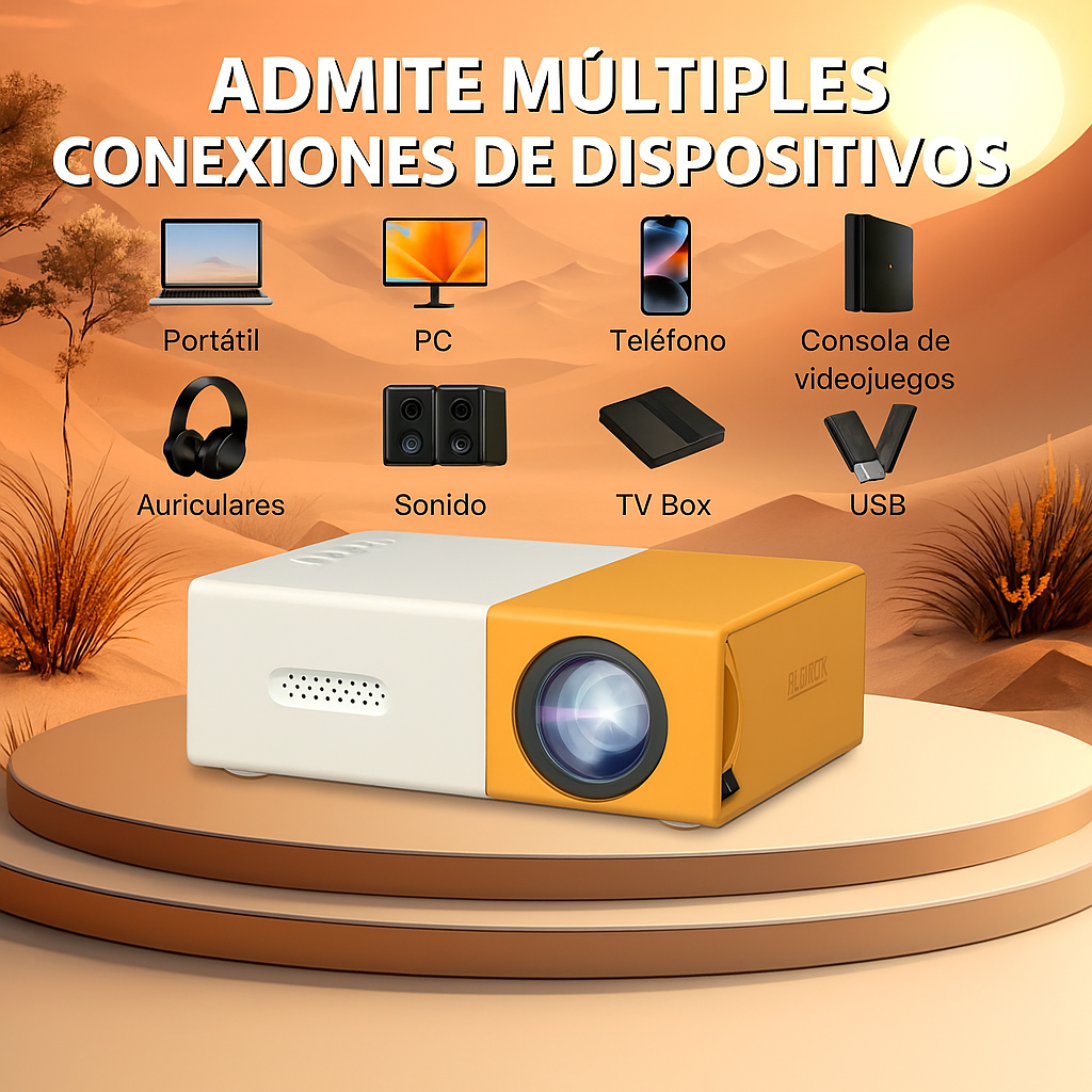 MINI Proyector LED HD Portátil