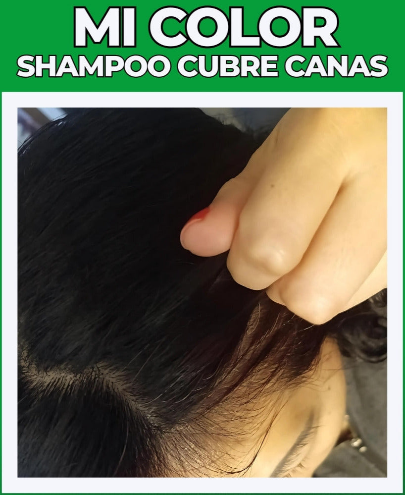 Juventud en Cada Lavado - Shampoo Cubre canas NEGRO