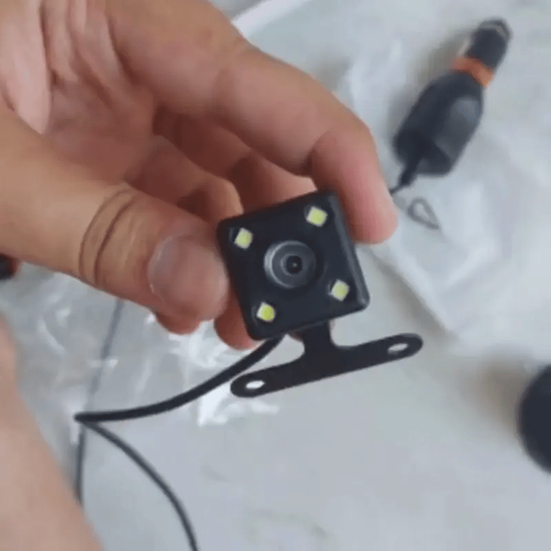 Cámara HD 1080P 3 en 1: Frontal, Trasera e Interior