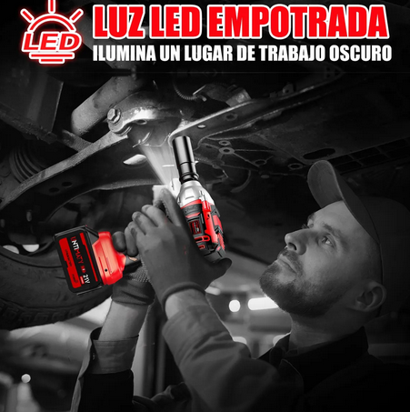 🔧 Llave de Impacto 2 BATERIAS💪