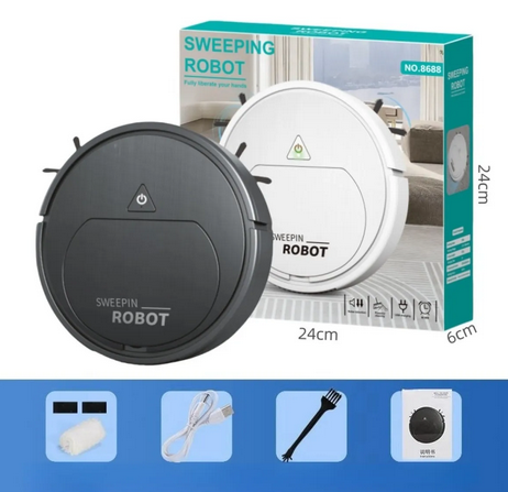ROBOT ASPIRADORA 3 EN 1 LIMPIEZA HOGAR