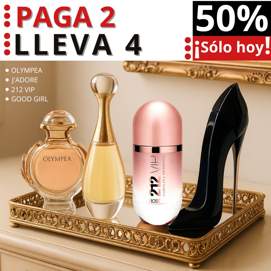 KIT 4 Perfumes Importados [ÚLTIMAS UNIDADES 🚨]