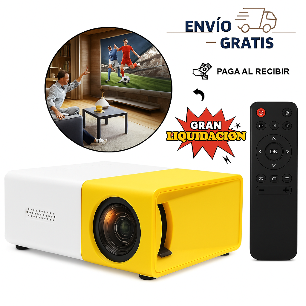MINI Proyector LED HD Portátil